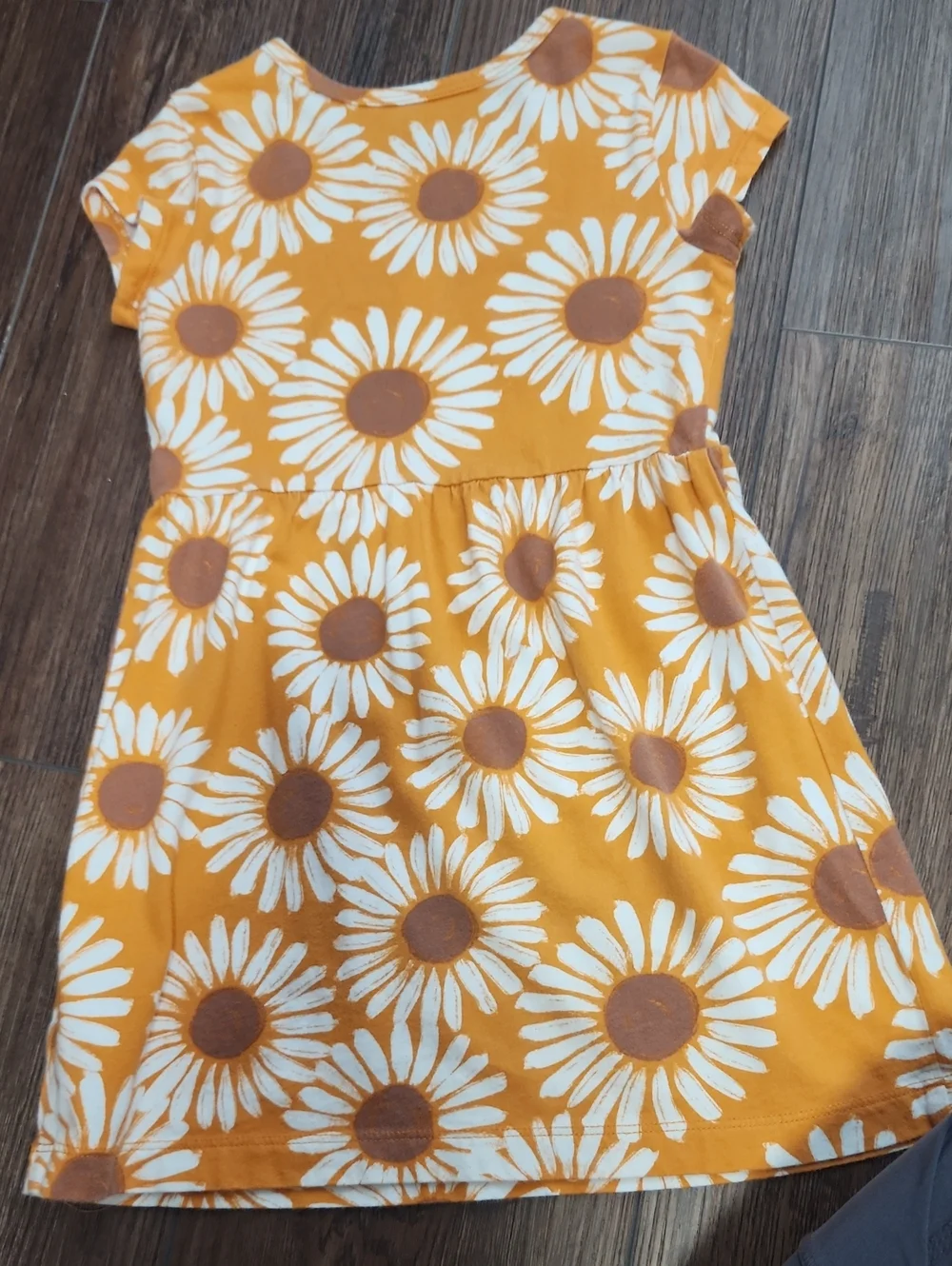 Carter's Yellow Sunflower Print Cotton Dress